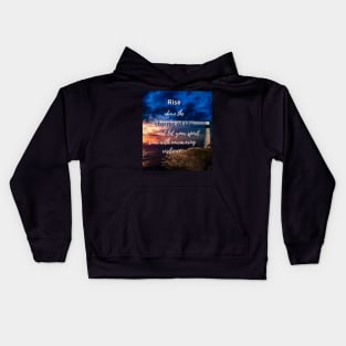 Rise Above the Storms of Life Kids Hoodie